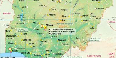 Foto ' s van nigeriaanse kaart