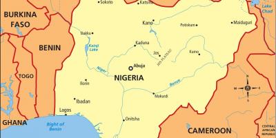 De nigeria kaart